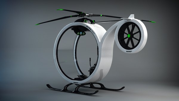zero 零度无死角概念直升机设计